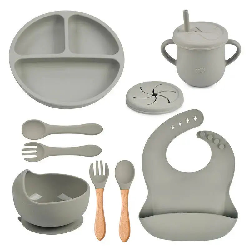 Ultimate Weaning Set - Now Including Strong Suction Plate Eco-Baby Tableware